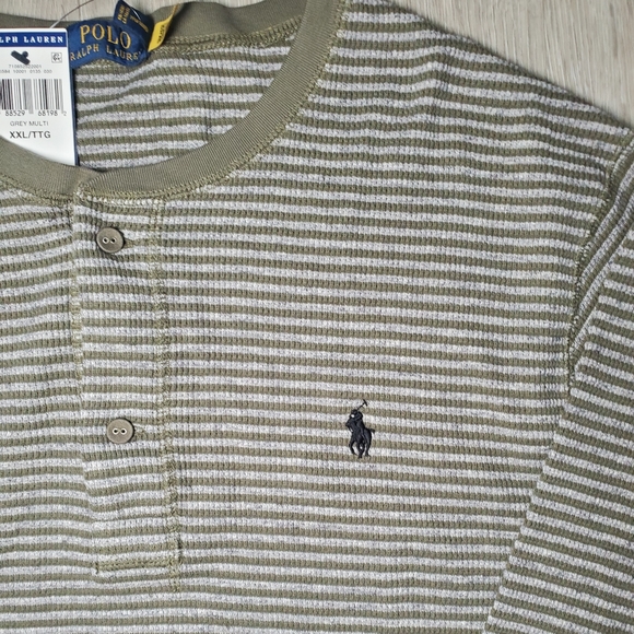 Polo Ralph Lauren Yd Waffle Knit Long Sleeve Henley XXL - Picture 2 of 4